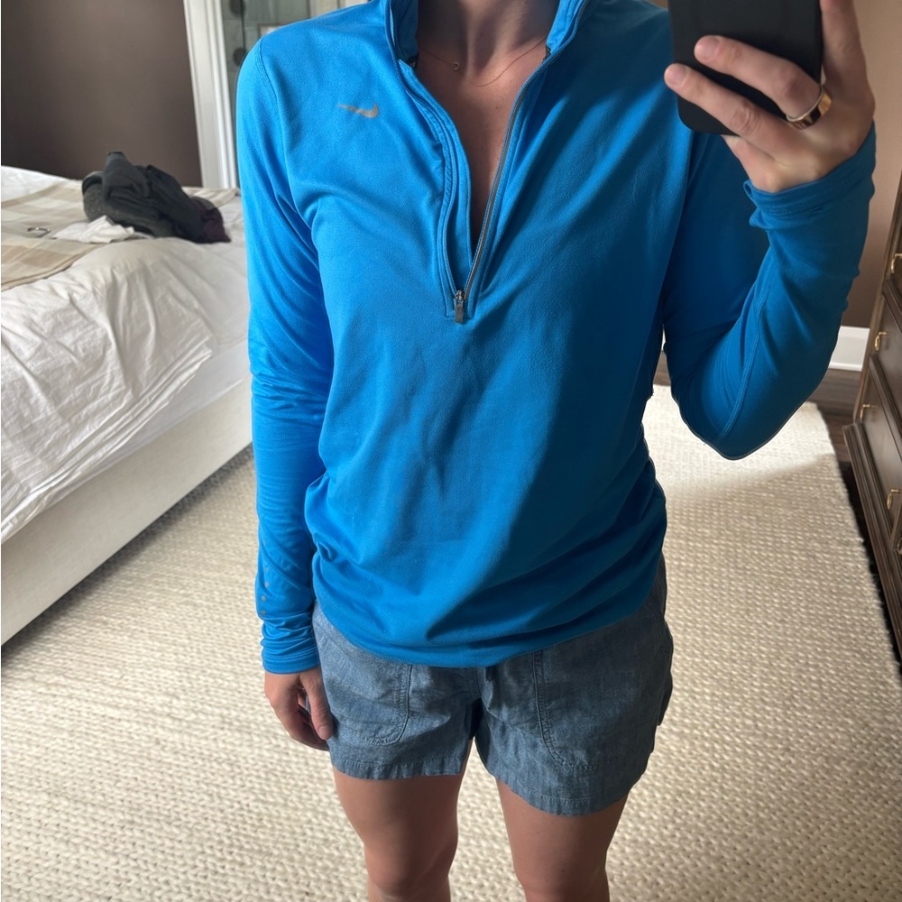 Nike Dri-FIT Blue Running Jacket